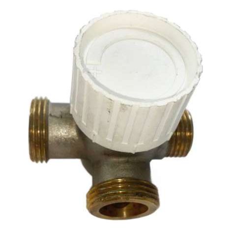 Flamco Rossweiner 3-Wege-Ventilunterteil DN 10 voreinstellbar Anschluss rechts, 1235001