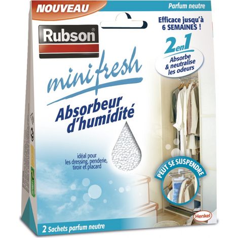 Absorbeur Minifresh Neutre 2x50gr - Rubson
