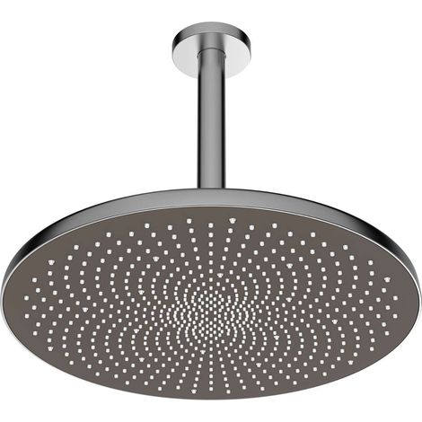 Hansa Aurelia - Soffione doccia, diametro 30 cm, acciaio spazzolato 4727030080 (1/2)