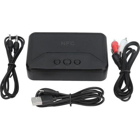 Adaptateur Bluetooth 5.0 Récepteur Stable Noir USB Charge Sans Fil NFC (1/5)