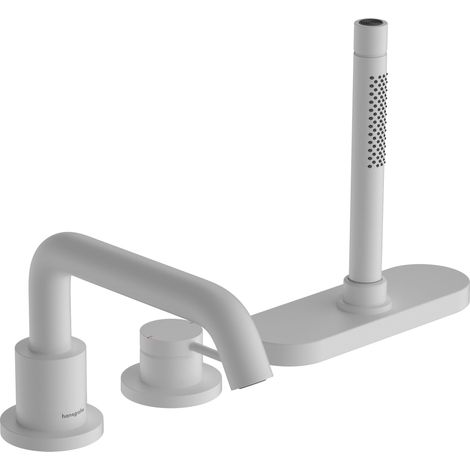 hansgrohe Tecturis S Einhebel-Wannenrandmischer, 3-Loch, mit (1/5)