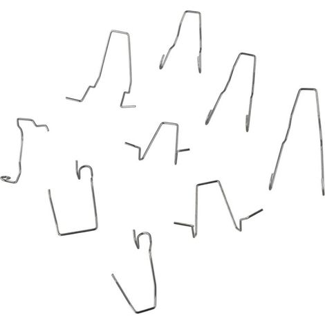 Lot de 9 pinces à ressort de retenue d'ampoule de phare pour H1 H3 H4 H7 Ressorts de retenue en métal (1/4)