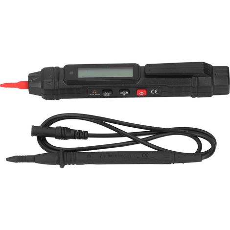 Multimètre numérique stylo testeur tension AC DC résistance continuité reconnaissance automatique pour électricien (1/5)