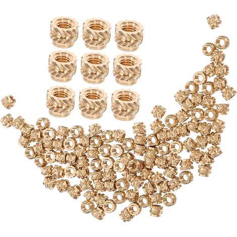 120 inserts filetés métalliques avec fente pour diverses (1/5)