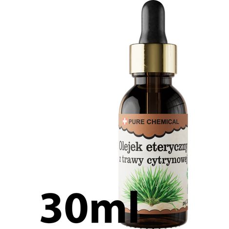 Huile essentielle de citronnelle - 30 ml - Naturelle - Énergisante et rafraîchissante
