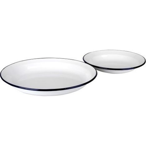 PLATO LLANO ESMALTADO 28 CMS. - IBILI