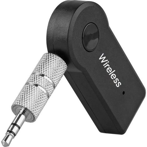 Récepteur Bluetooth - OCIODUAL - Adaptateur Audio - Micro Intégré - Sortie Stéréo 3,5mm - Noir (1/4)