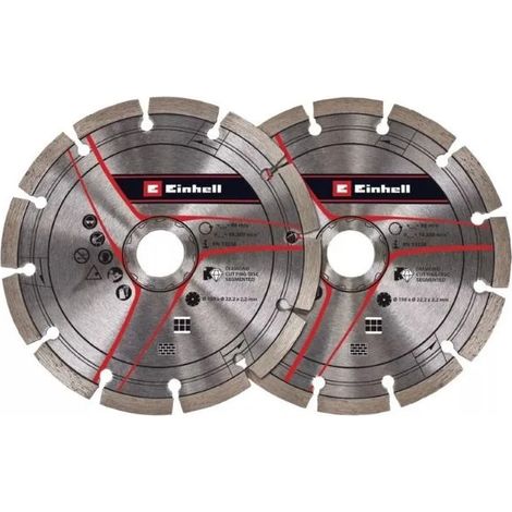 Einhell Disco diamantato 150 mm per scanalatore 2 Pz. 4350741 (1/2)
