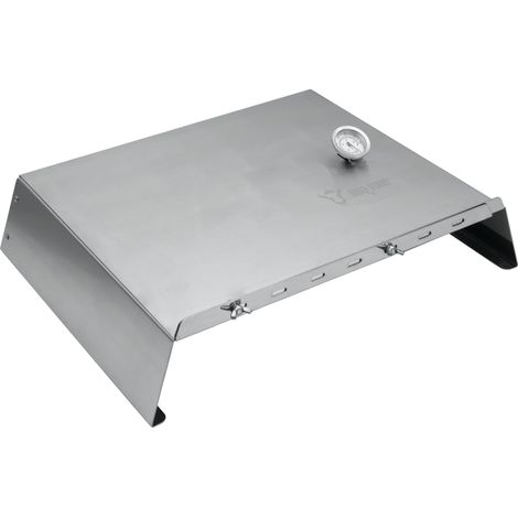 BBQ-Toro verstellbarer Edelstahl Pizzaaufsatz  48,5 - 79 x 42 x 12,3 cm