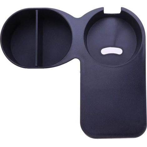 Porte-gobelet à clip latéral pour bureau à domicile (noir)