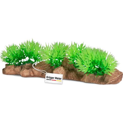 Linea di piante Kruger Meier - Decorazione vegetale per acquario 20x6x4,5 cm (1/5)