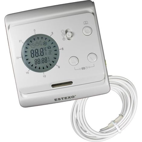 Thermostat Raumthermostat E62.116 elektrische Fußbodenheizung Infrarotheizung