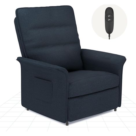 FlexiSpot Fauteuil Relax Inclinable Électrique, Gris Fumé