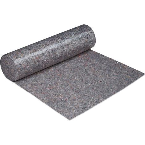 Couverture de déménagement 50 m Toile tissée PE 270g/m² Antidérapante pour sols lisses Découpable pour travaux peinture - SOL 270 G (1/5)