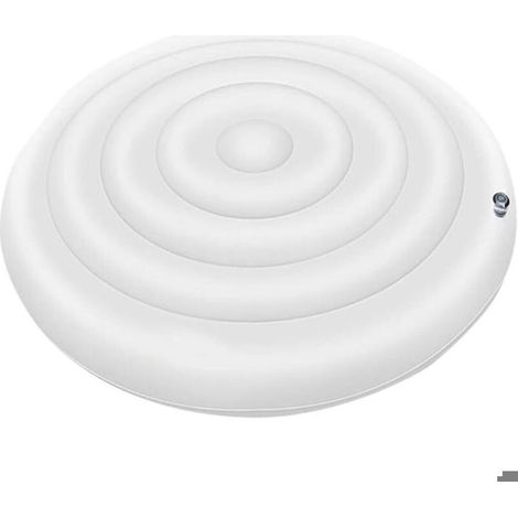 Housse de spa gonflable 138 cm – Ronde – PVC résistant aux intempéries – Valve de gonflage rapide – Protection contre vent et neige (1/4)