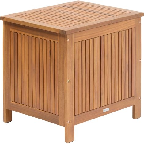 Coffre de rangement extérieur en acacia LORANA (1/5)