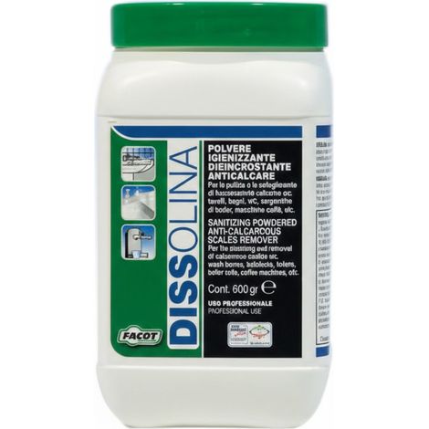 Polvere Disincrostante Anticalcare Dissolina Facot 600 g (1/2)