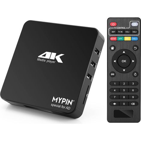 4K@60Hz Lecteur Multimédia HDMI, Soutien 8TB HDD/Clé USB 256G /Carte SD (1/5)