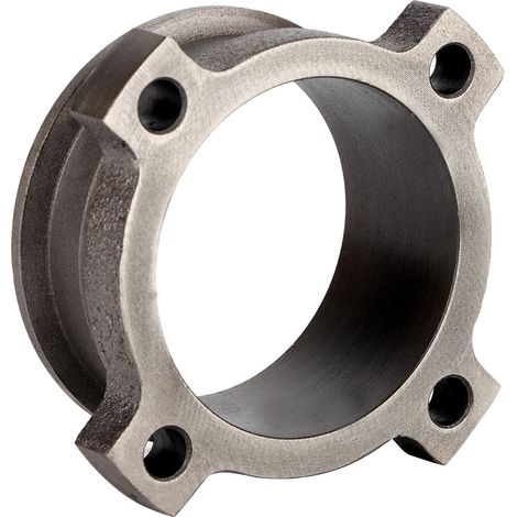 Adaptateur de bride de descente d'échappement à 4 boulons de 3 pouces vers bride en V de 3 pouces pour GT30 GT35 T3 (1/5)