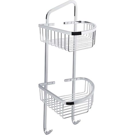 Nimco Open - Drahtablage, Ecke, 21x21x46 cm, Chrom OP 121D-26