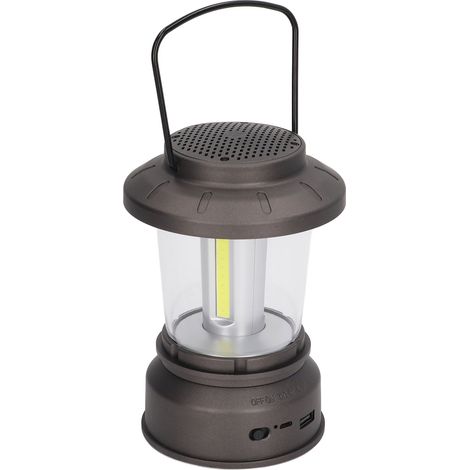 Bluetooth-Lautsprecher mit Leuchte im Retro-Stil für den Außenbereich, 2 Modi, USB-Stromversorgung, IP65 wasserdicht, Bluetooth-Musik, Campinglaterne, gelbes Licht (1/5)