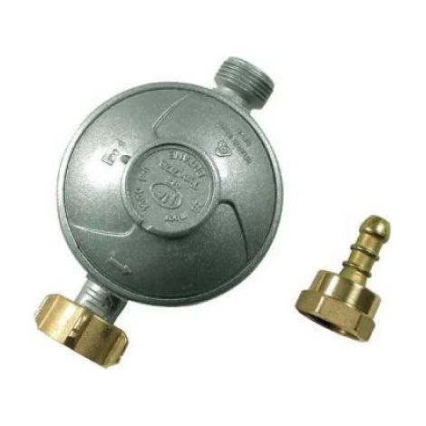 Détendeur Butane - Tétine Intégrée - Pression 28 Mbar - Pour Bouteille Butane 13 Kg - 1 Pièce (1/2)