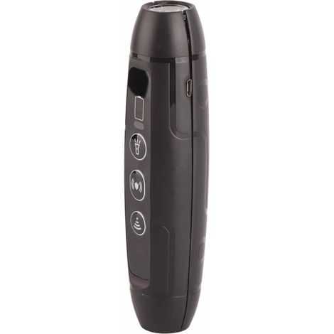 Dispositif anti-aboiements à ultrasons avec 3 modes, pour le dressage comportemental et le contrôle des aboiements en toute sécurité. Lampe torche haute luminosité intégrée. (1/5)