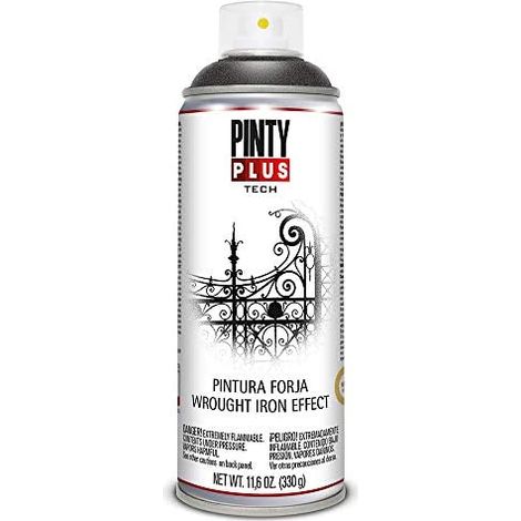 PintyPlus Tech Peinture en aérosol effet forgeage - Noir 520cc FJ104 (1/2)