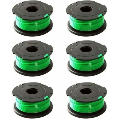 Bobines de fil de coupe vertes (lot de 6) – Compatibles avec les modèles Black & Decker GL7033, GL8033 et GL9035 – Coupe précise : 33–35 cm – A6482 (1/5)