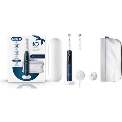 Cepillo de dientes eléctrico ORAL-B IO 7 Azul zafiro edición regalo (1/5)