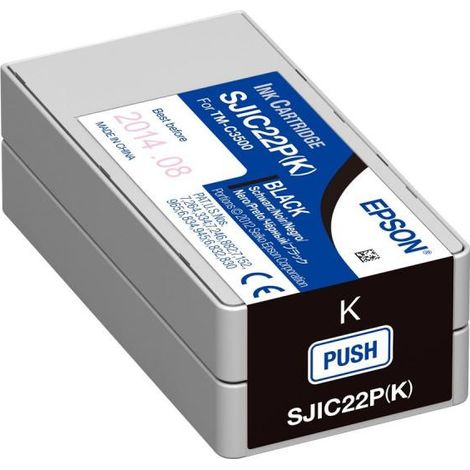 Epson Ink Black Schwarz (C33S020601) SJIC22P(K) (1/2)