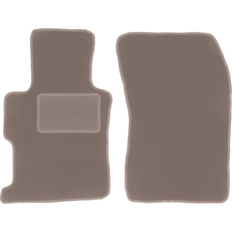 Alfombrillas delanteras beige para Honda Civic IX sedán (2011-2016)