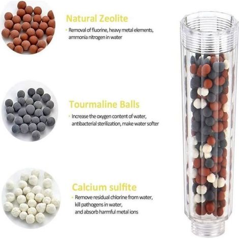Billes Filtrantes - - Anti Calcaire - Pack de 6 - 240g - Multicolore (1/2)