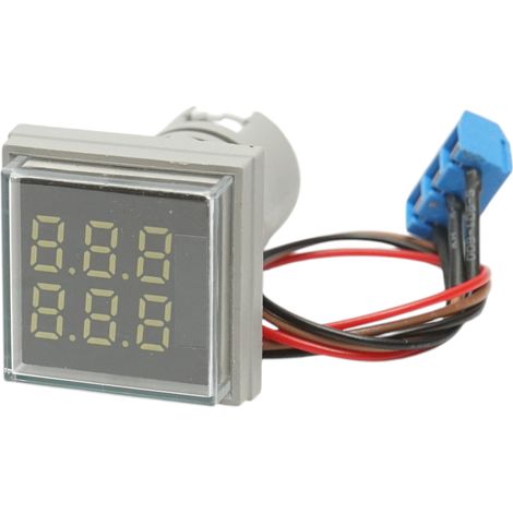 Contatore digitale a LED bianco 0-999999, 220V/380V AC Ø 22mm Breckner Germany (1/5)