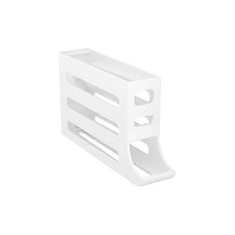 Automatischer Eierspender mit Rollen, platzsparender Eierhalter für den Kühlschrank, fasst 28 Eier gleichzeitig -B (1/5)