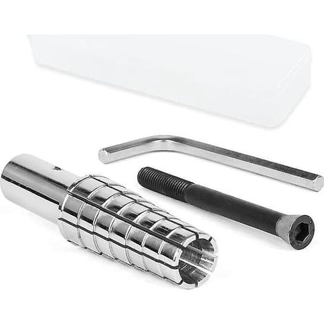 Mandrin extensible en acier inoxydable avec clé hexagonale - Outil robuste de formage d'anneaux pour le torsadage d'anneaux (1/4)