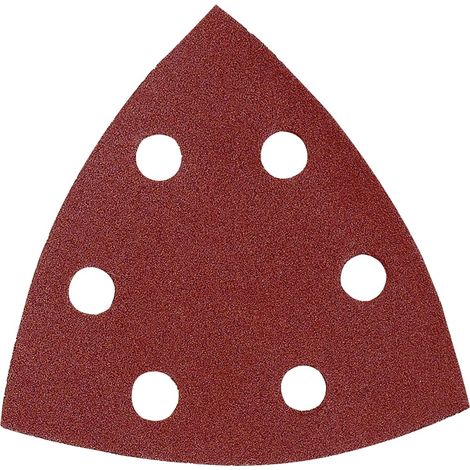 MAKITA P-33283 Lija de velcro triangular para madera dura tableros de obra y metal G100 10pcs