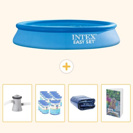 Intex Piscine Easy Set Ronde - 305x61 cm - 5-pièces SCB118 (1/5)
