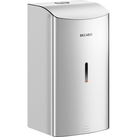 Delabie Distributeur de savon liquide électronique 0,5 L acier inoxydable 1.4301 poli brillant (1/3)
