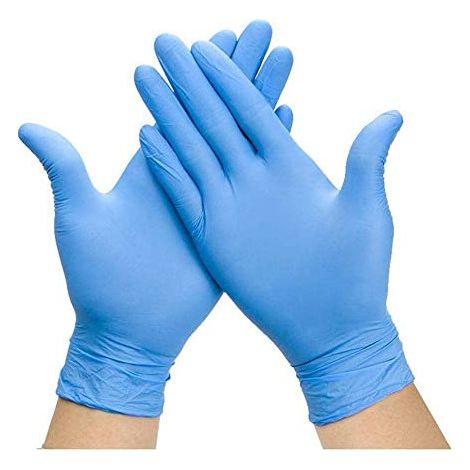 Gants en Nitrile Bleus Taille Grande Usage Unique 100 Pièces Viva