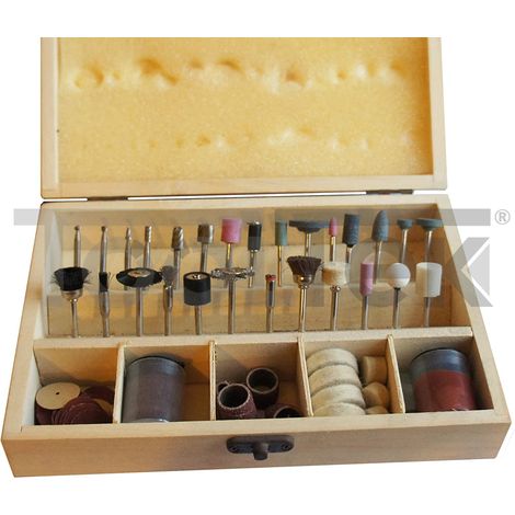 KIT PER DREMEL MINI TRAPANO MINIUTENSILE 100 ACCESSORI PUNTE FRESE