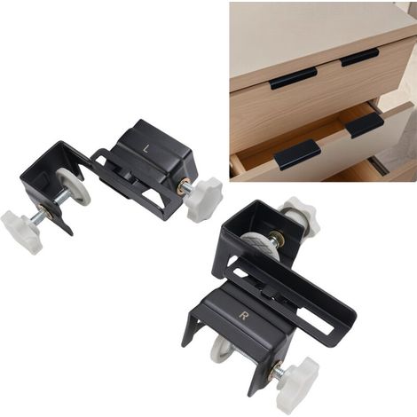 Pinces de fixation pour façades de tiroirs, pinces de montage réglables pour tiroirs de meubles, outils de menuiserie, installation de panneaux de tiroirs de salon (1/5)