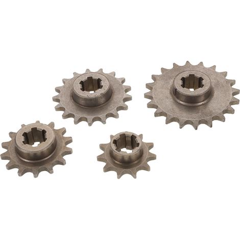 4-Piece Bicycle Sprocket Set with Teeth for Quad Bikes and Motorcycles, Sprocket and Chain Kit for Mini Bikes and Scooters, Replacement (1/5)