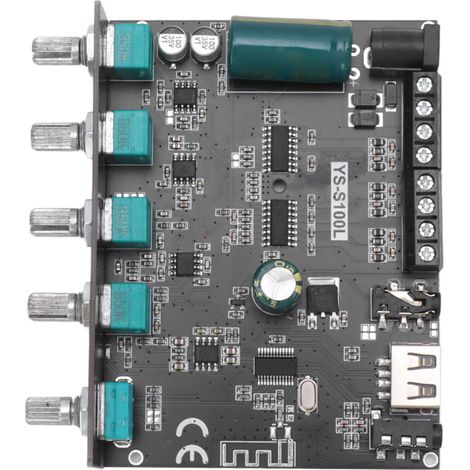 2.1-Kanal Bluetooth-Audio-Leistungsverstärkermodul 2 x 50 W 100 W mit App-Steuerung (1/4)