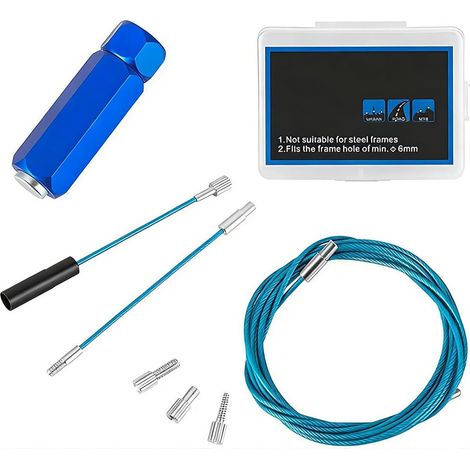 Kit De Routage De Câble Interne De Vélo Enfileur Magnétique pour Changement De Cadre De Vélo Ou Routage De Câble Interne (1/5)