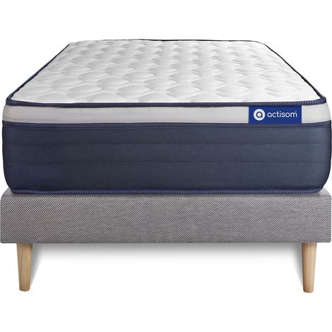 Kit rete e materasso matrimoniale Actilatex max 90x190cm - Spessore : 26cm - Lattice e memory foam - rigido