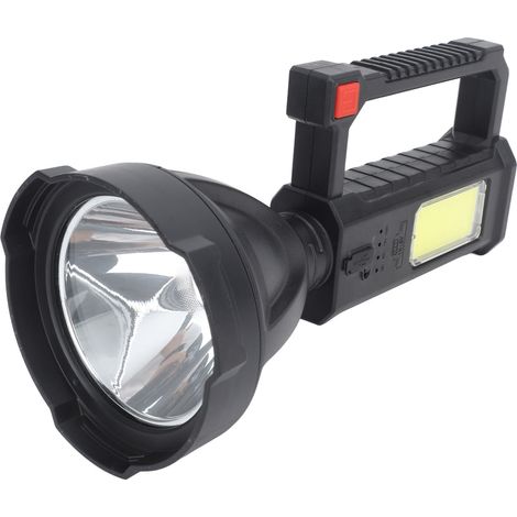 Projecteur LED portatif puissant, étanche et rechargeable, idéal pour le camping et la randonnée. (1/5)