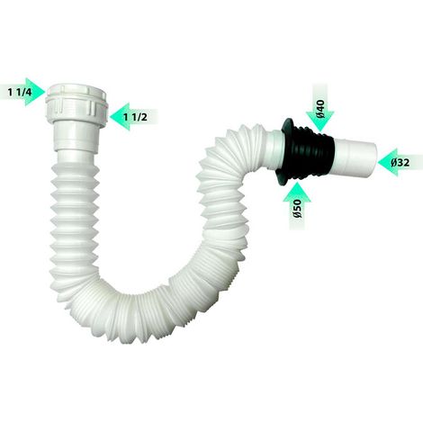 Sifón flexible multi