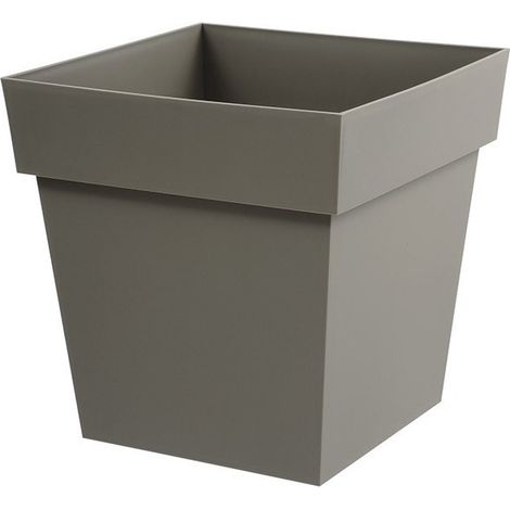 Toskana-Topf Quadrat 38 Liter - 13627 Br T Col Taupe
