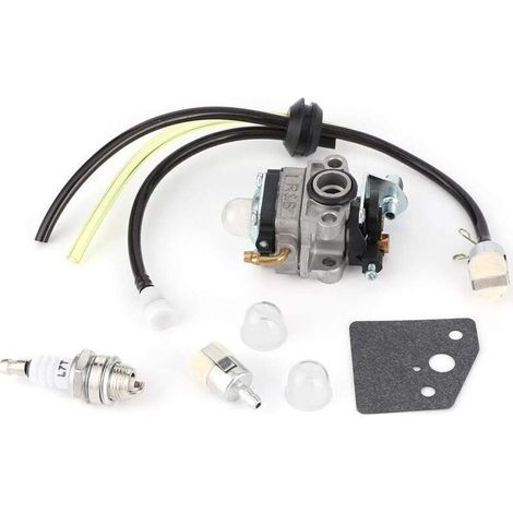 Ulisem Carburateur de motoculteur, Kit de conduite de carburant pour carburateurs, Convient pour motoculteur GX31 GX22 FG100 Little Wonder Mantis 16100-ZM5-80 (1/4)